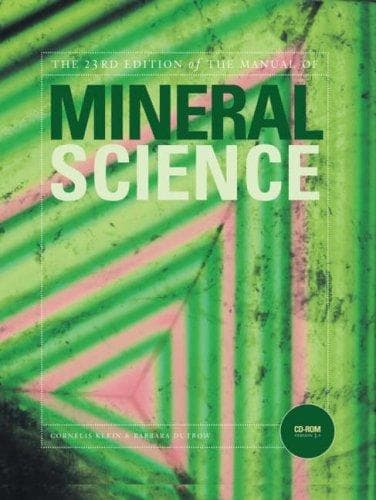 The 23rd edition of the manual of mineral science