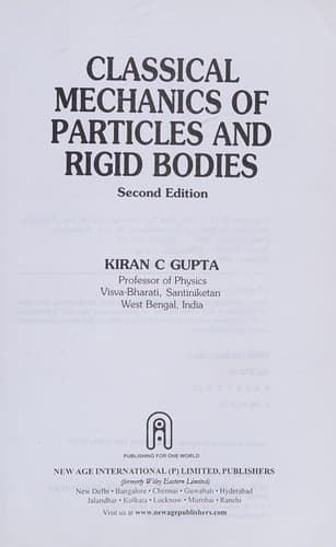 Classical mechanics of particles and rigid bodies