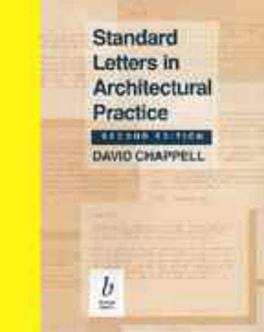 Standard letters in architectural practice