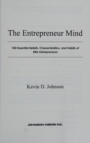 The entrepreneur mind