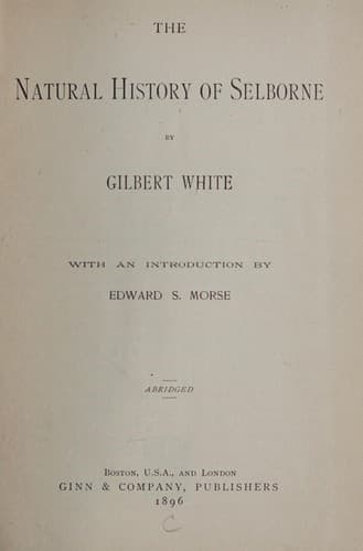 The Natural History of Selborne