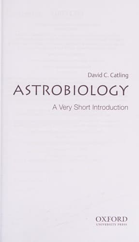 Astrobiology