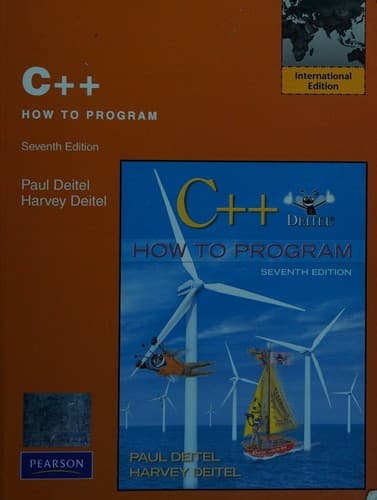 C++ how to program