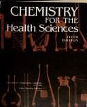 Chemistry for the health sciences