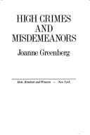 High crimes and misdemeanors