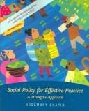 Social Policy for Effective Practice