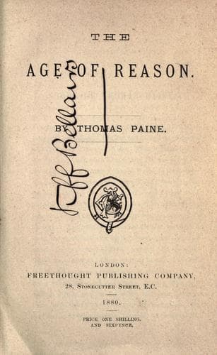 The Age of Reason