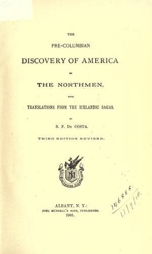 The pre-Columbian discovery of America by the Northmen