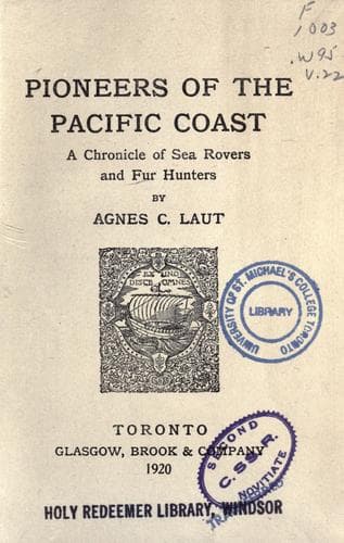 Pioneers of the Pacific coast