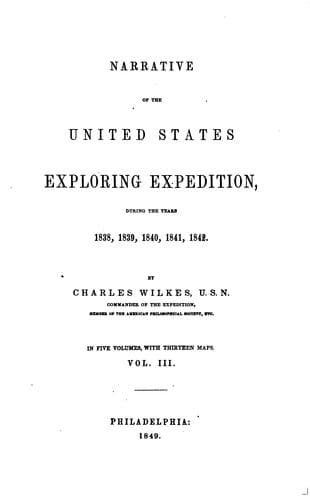 Narrative of the United States exploring expedition