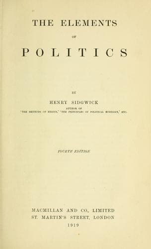 The elements of politics