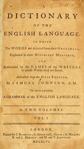 A dictionary of the English language