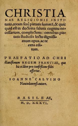 Institutio Christianae religionis