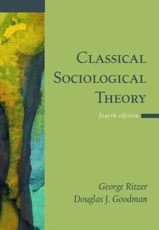 Classical sociological theory