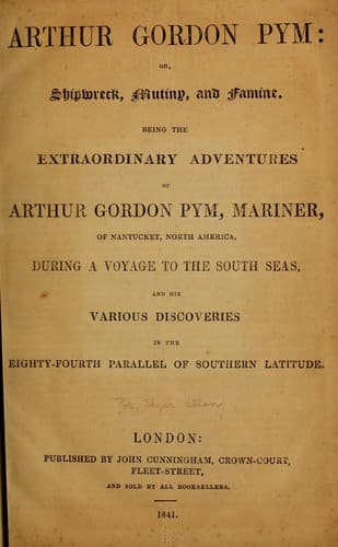 The Narrative of Arthur Gordon Pym