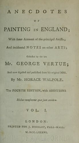 Anecdotes of painting in England