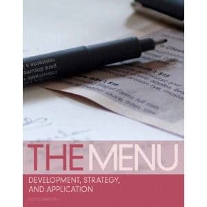 The menu