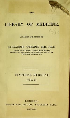 A system of practical medicine