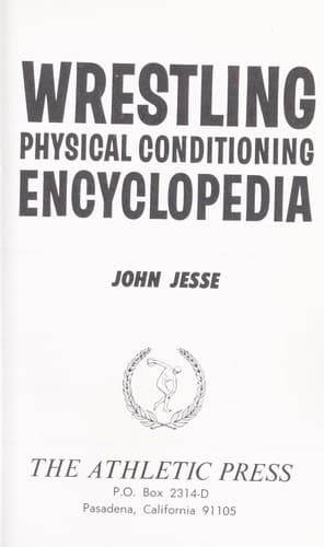 Wrestling physical conditioning encyclopedia