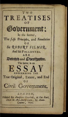 Two Treatises on Government