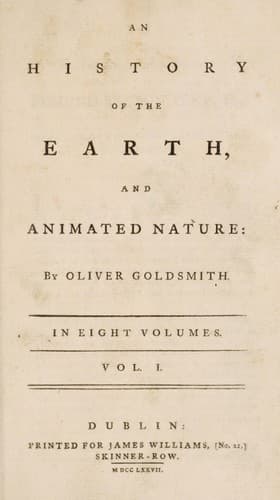 An history of the earth, and animated nature