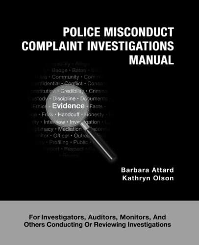 Police Misconduct Complaint Investigations Manual
